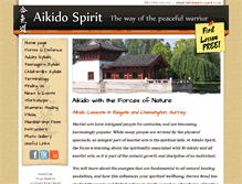 Tablet Screenshot of aikido-spirit.co.uk